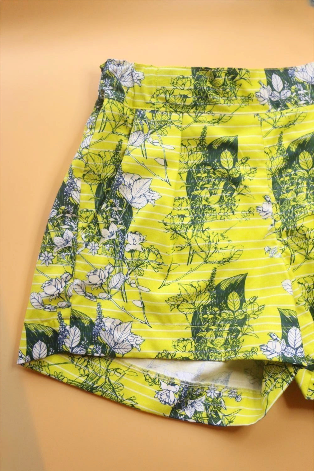 Happy Shorts (Sunshine Pinstripe)