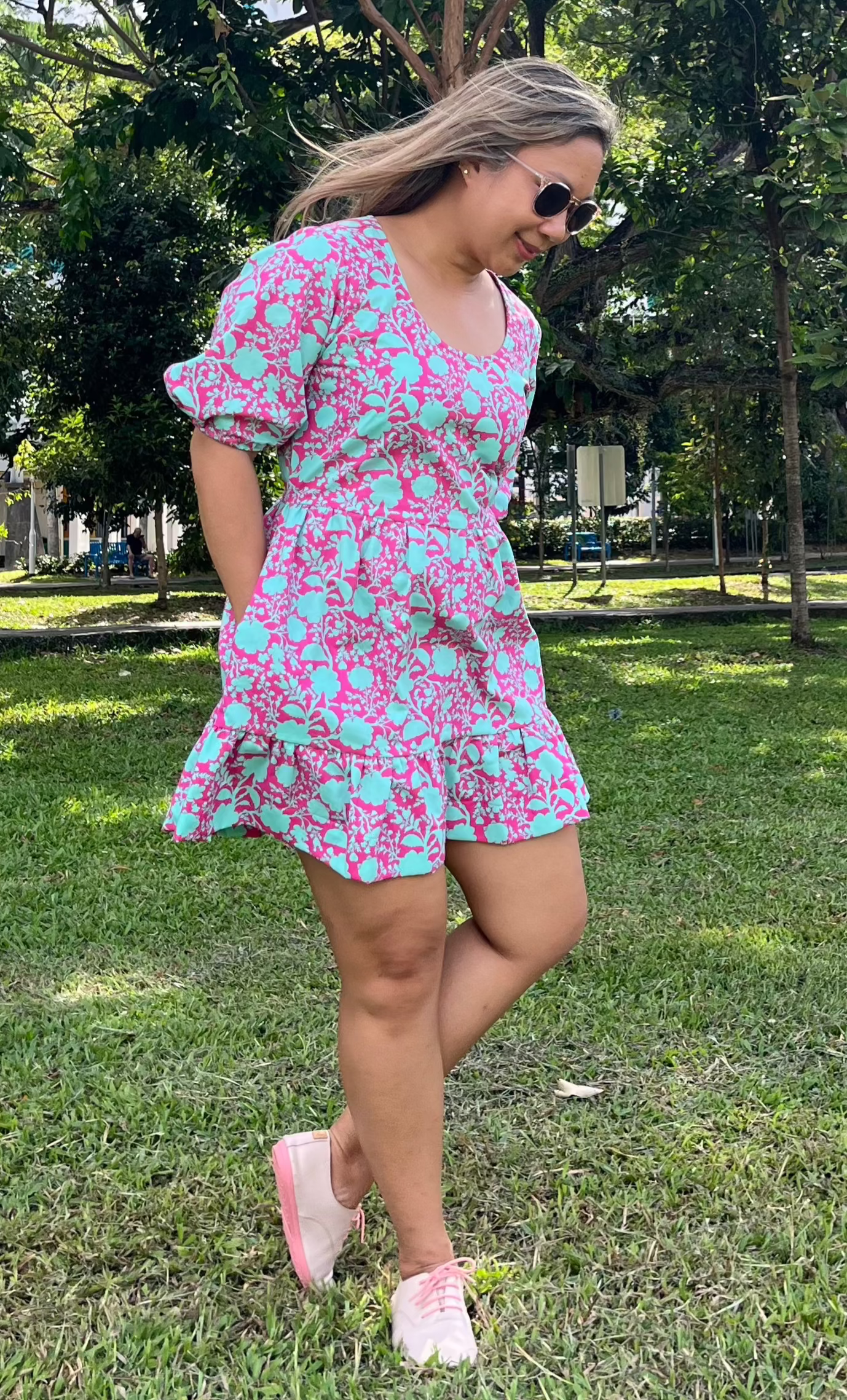 Debbi Dress (Pink Power)