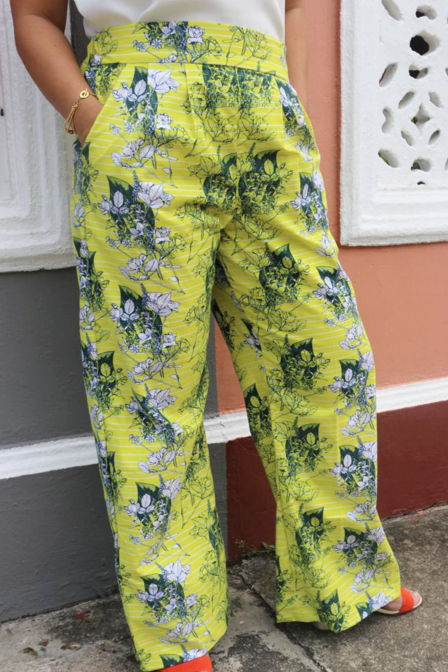 Des Pants (Sunshine Pinstripe)
