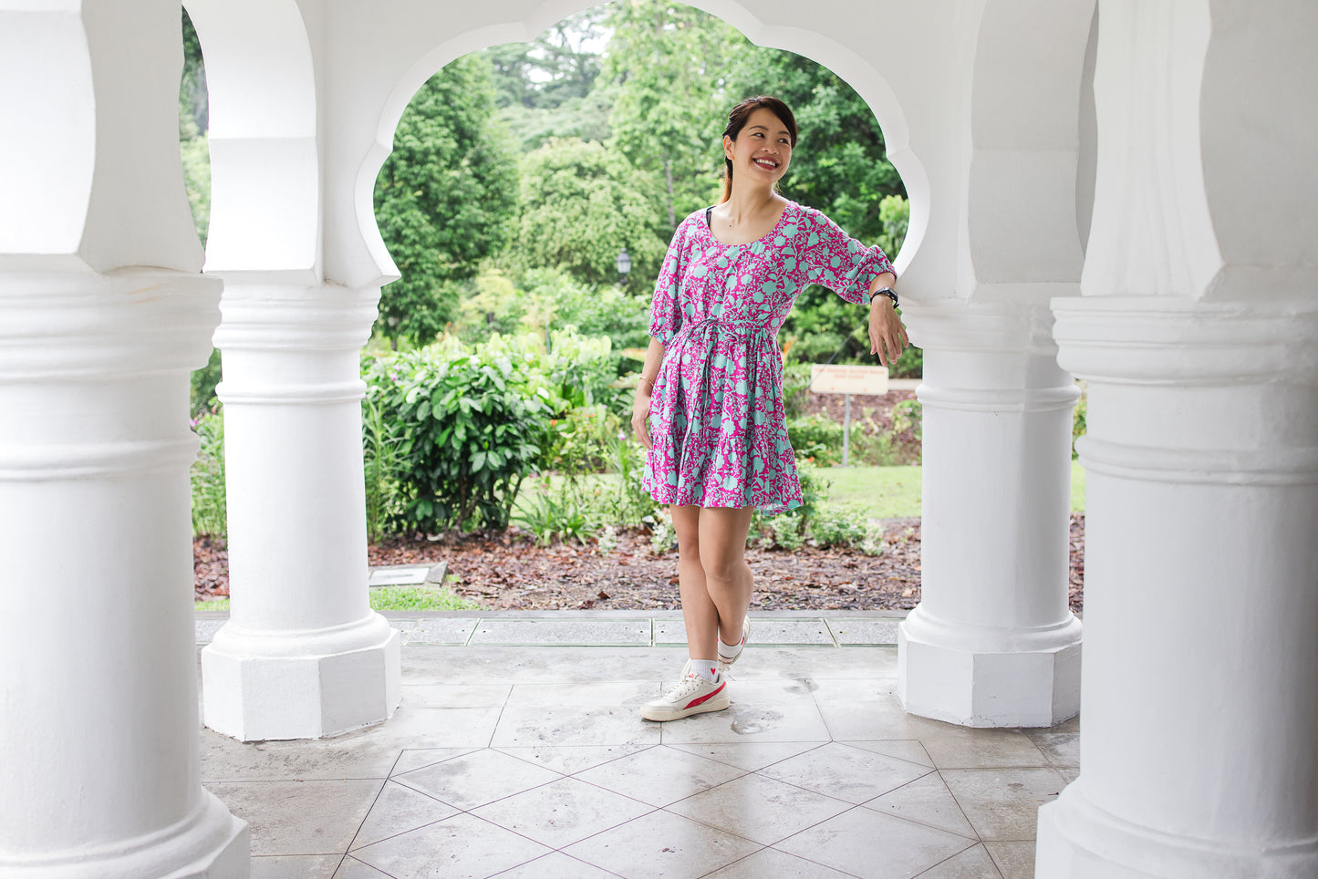 Debbi Dress (Pink Power)