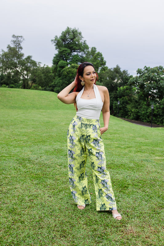 Des Pants (Sunshine Pinstripe)